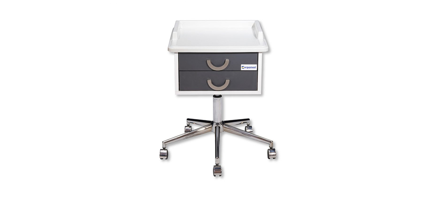 ERP 6280 Medical Device Trolley Erpomed Health Equipments Manufacturer
