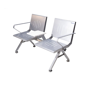 ERP 6625- Waiting Room Seat, Double With Metal Table